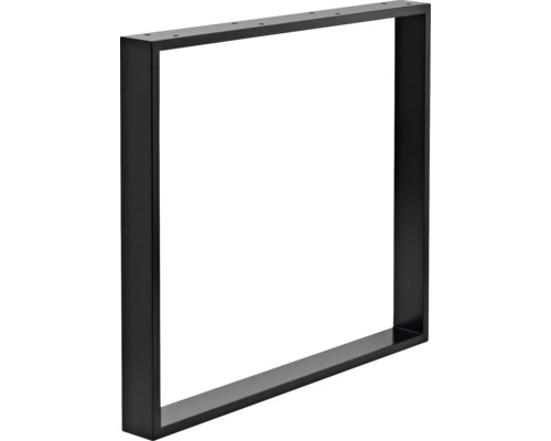 Bordsben TARROX i aluminium 800x722x80mm svart 2 styck Bordsben i metall