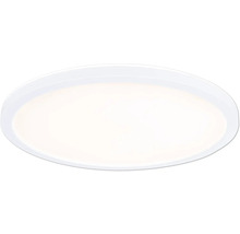 Vit taklampa med rund form