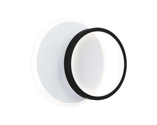 Rund vägglampa med LED