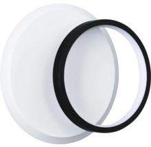 Rund vägglampa med ring