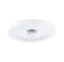 Vit taklampa med rund form