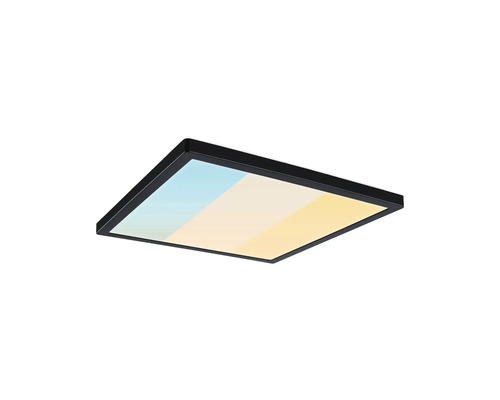 Fyrkantig taklampa med svart ram