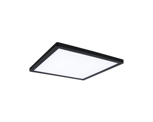 Fyrkantig taklampa med svart ram