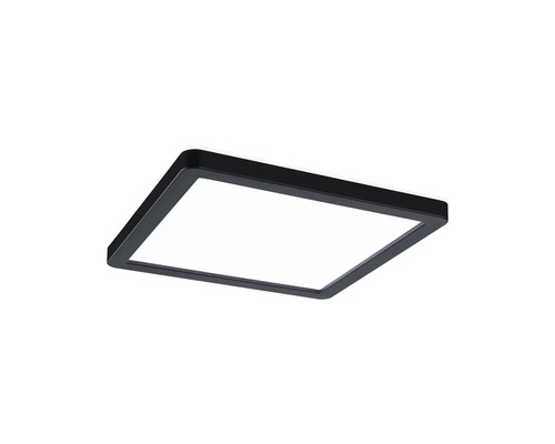 Fyrkantig LED-taklampa med svart ram