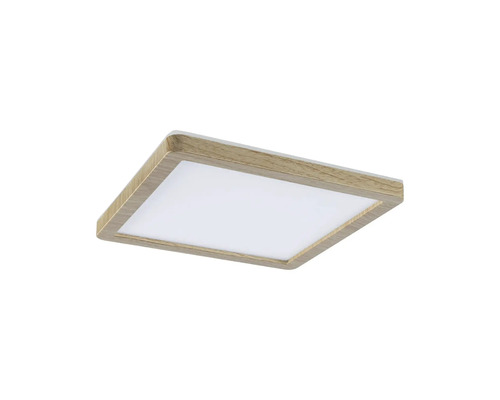 Fyrkantig taklampa med träram