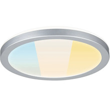 Rund taklampa med olika färgtemperaturer