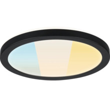 Rund LED-taklampa med olika ljusfärger