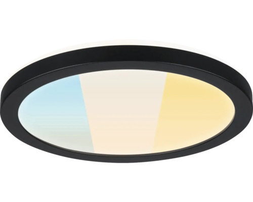 Rund LED-taklampa med olika ljusfärger