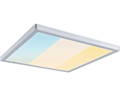 Fyrkantig taklampa med olika ljusfärger