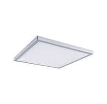 Fyrkantig LED-taklampa med silverfärgad ram