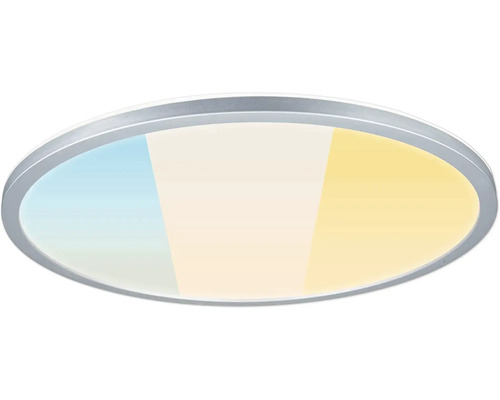 Rund LED-taklampa med olika ljusfärger