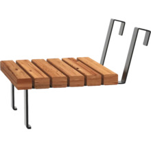 Hängbänk i trä med metallram