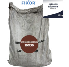 Säck med järnoxid rödbrun, 25 kg
