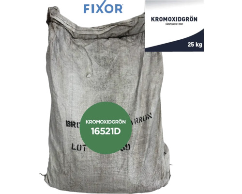 Säck kromoxidgrön, 25 kg