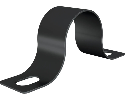 Rörklammer av metall med fästhål