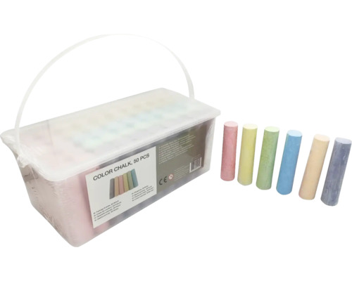 Kritlåda med 50 stycken gatukritor