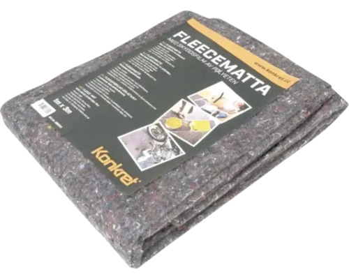 Täckfilt KONKRET 1x3M fleece Konkret Fleecematta, 1 meter gånger 3 meter, för att täcka och skydda ytor