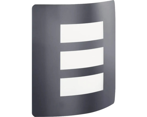 Vägglampa EGLO Rascino utomhus IP44 Grå vägglampa med tre horisontella ljusöppningar