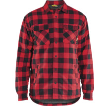 Skjorta i lumberjack-stil med knappar och rutigt mönster