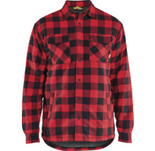 Skjorta med knäppning och rutigt mönster