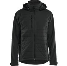 Svart arbetsjacka med huva