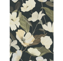 Blommig tapet med blommönster