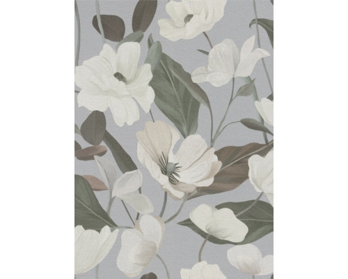 Tapet med blomstermönster och blad