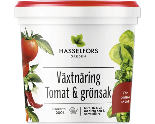 Växtnäring HASSELFORS GARDEN Tomat & Grönsak 200g Hasselfors Garden Växtnäring Tomat och grönsak