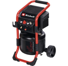 Einhell kompressor med hjul och röd ram