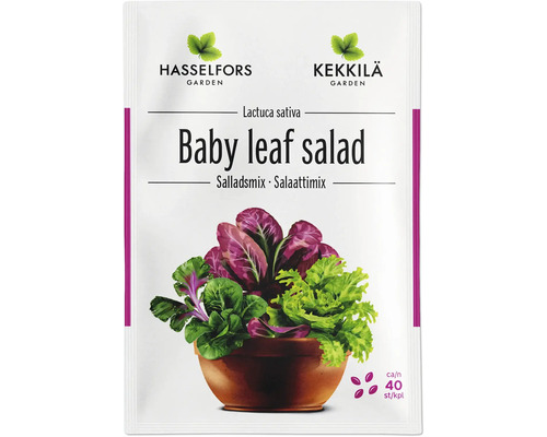 Fröpåse för babysallad från Hasselfors och Kekkilä Garden