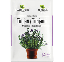 Fröpaket timjan från Hasselfors och Kekkilä Garden