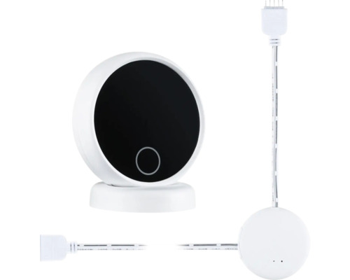 Touchsensor-set PAULMANN MaxLED Wireless Smart ljusstyrning med kabel och rund kontrollpanel