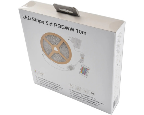 LED-stripset RGBWW 10 meter i förpackning