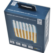 Förpackning för ett Lumak Pro Indoor LED COB Stripe CCT-set med 1,5 meter och 912 lysdioder