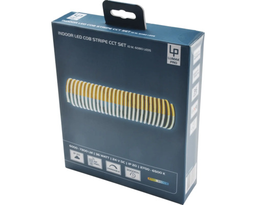 Förpackning av en LED-ljusremsa för inomhusbruk