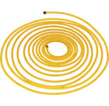 Gul värmerör i rullad form