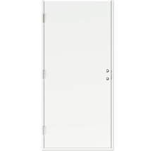 Vit innerdörr med beslag