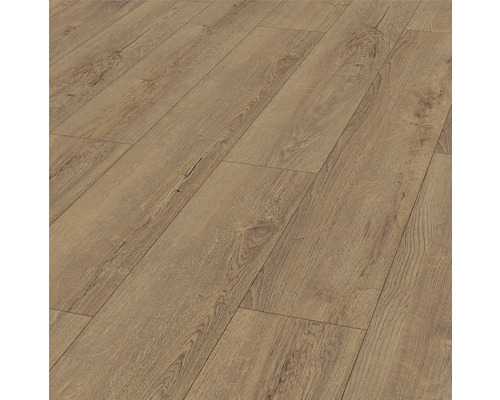 Laminatgolv KRONOTEX Horizont kaffebrun ek Lagt laminat med träutseende.