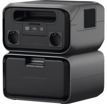 Bärbar kraftstation med extra batteri