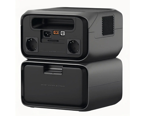 Bärbar kraftstation med låda