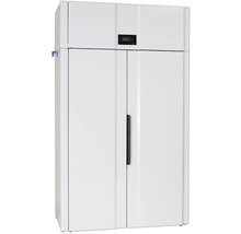 Professionellt kylskåp med två dörrar och digital display