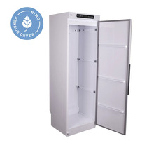 Fristående torkskåp med öppen dörr och Nimo Sensor Dryer-symbol