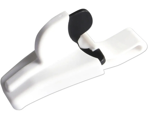 Plastklämma för fastsättning av dekorationer