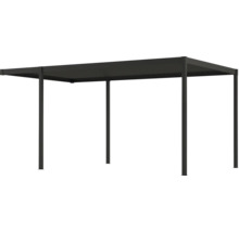 Paviljong med platt tak och rektangulär form