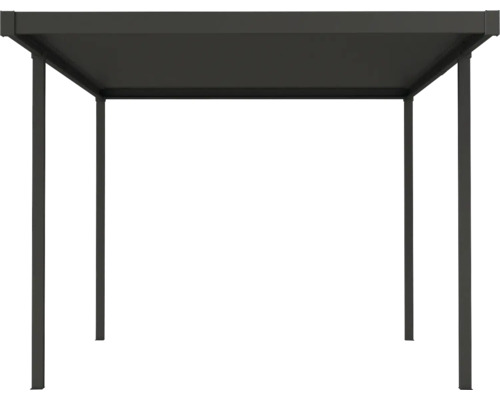 Fristående terrassmarkis av metall