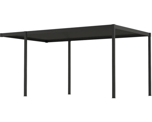 Paviljong med rektangulärt tak och sex pelare