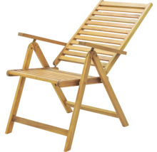 Solstol i trä med armstöd