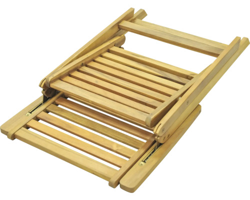 Hopfälld trästol för utomhusbruk