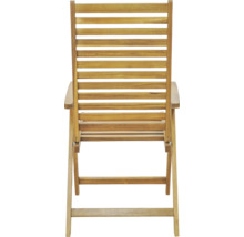 Trädgårdsfåtölj i trä, hopfällbar