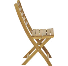 Fällbar trädgårdsstol i trä